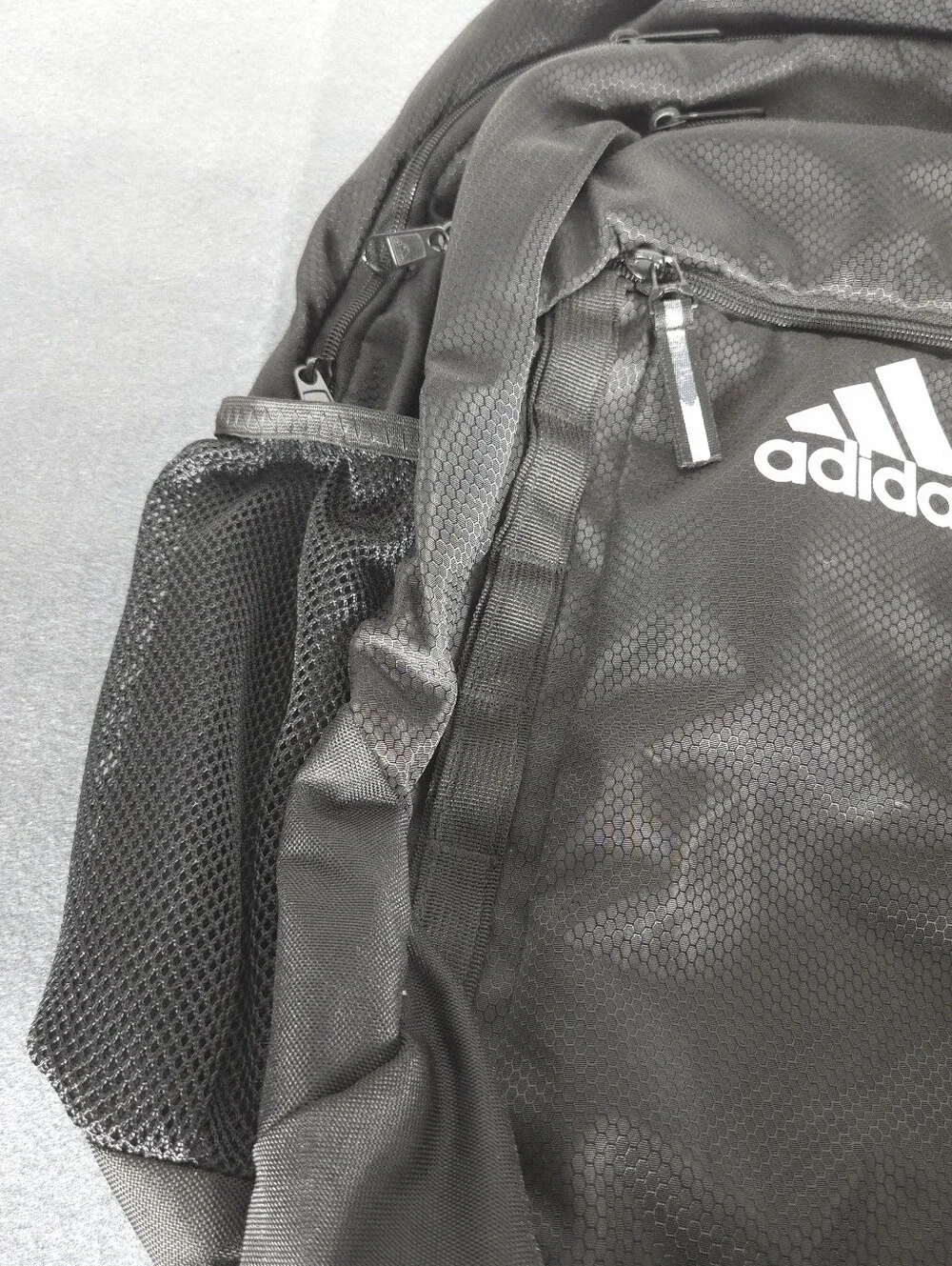 adidas Black and White Logo Men's Backpack